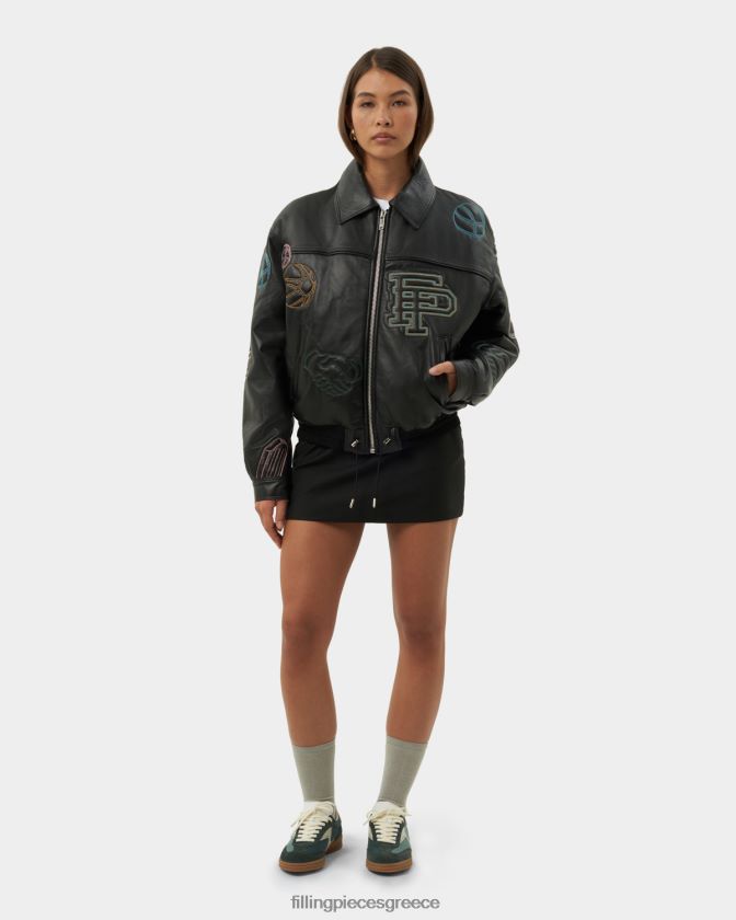 Filling Pieces T28ZLV204 γυναίκες δερμάτινο μπουφάν gelato