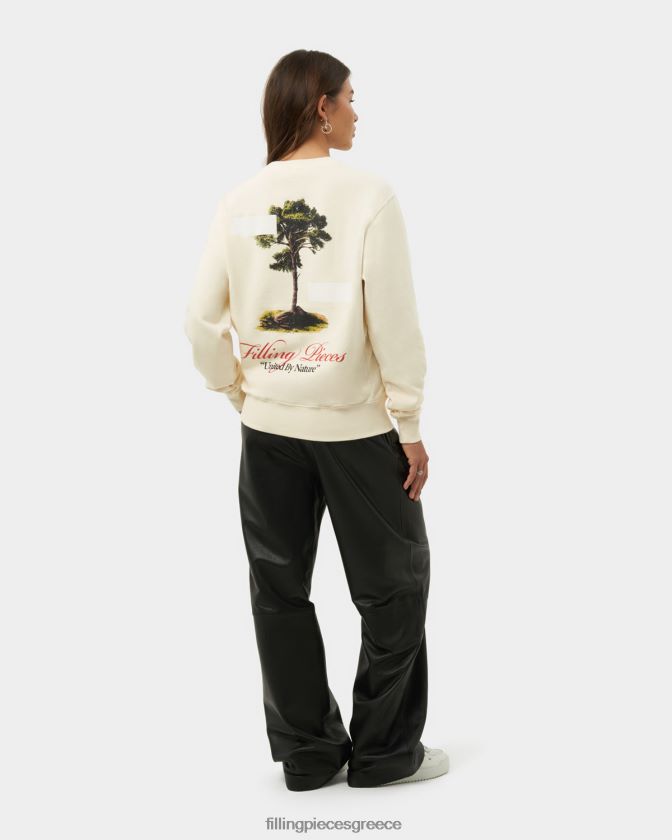 Filling Pieces T28ZLV200 γυναίκες φούτερ ενωμένη από τη φύση αντίκα λευκό