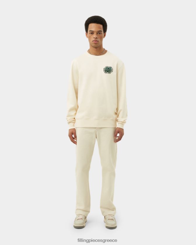 Filling Pieces T28ZLV138 άνδρες φούτερ gowtu αντίκα λευκό