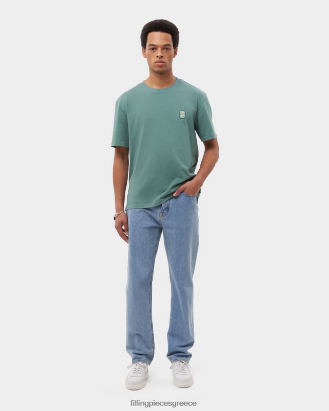 Filling Pieces T28ZLV121 άνδρες μπλουζάκι lux φασκόμηλο πράσινο