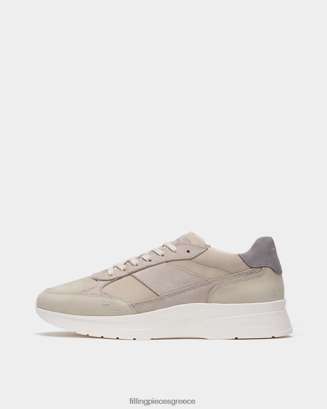 Filling Pieces T28ZLV15 άνδρες τζετ δρομέας nubuck μπεζ