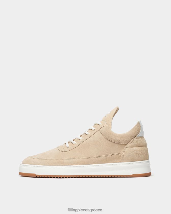Filling Pieces T28ZLV24 άνδρες σουέτ με κύμα χαμηλής κορυφής μπεζ
