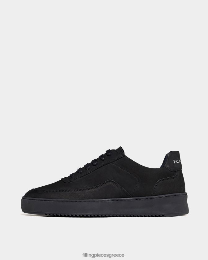 Filling Pieces T28ZLV63 άνδρες mondo 2.0 κυματισμός nubuck όλα μαύρα