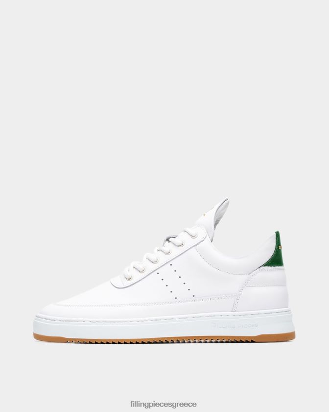 Filling Pieces T28ZLV70 άνδρες low top bianco πράσινος