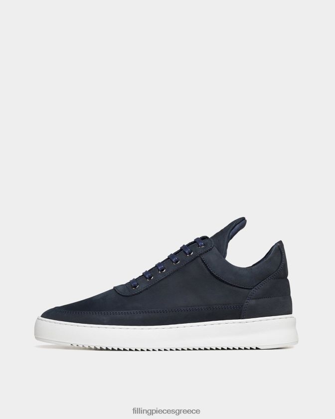 Filling Pieces T28ZLV93 για άνδρες και γυναίκες χαμηλού επάνω κυματισμός nubuck βαθύ μπλε