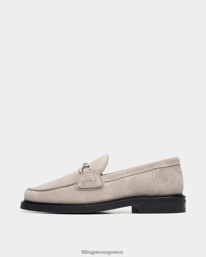 Filling Pieces T28ZLV105 άνδρες loafer σουέτ τεφρόχρουν χρώμα
